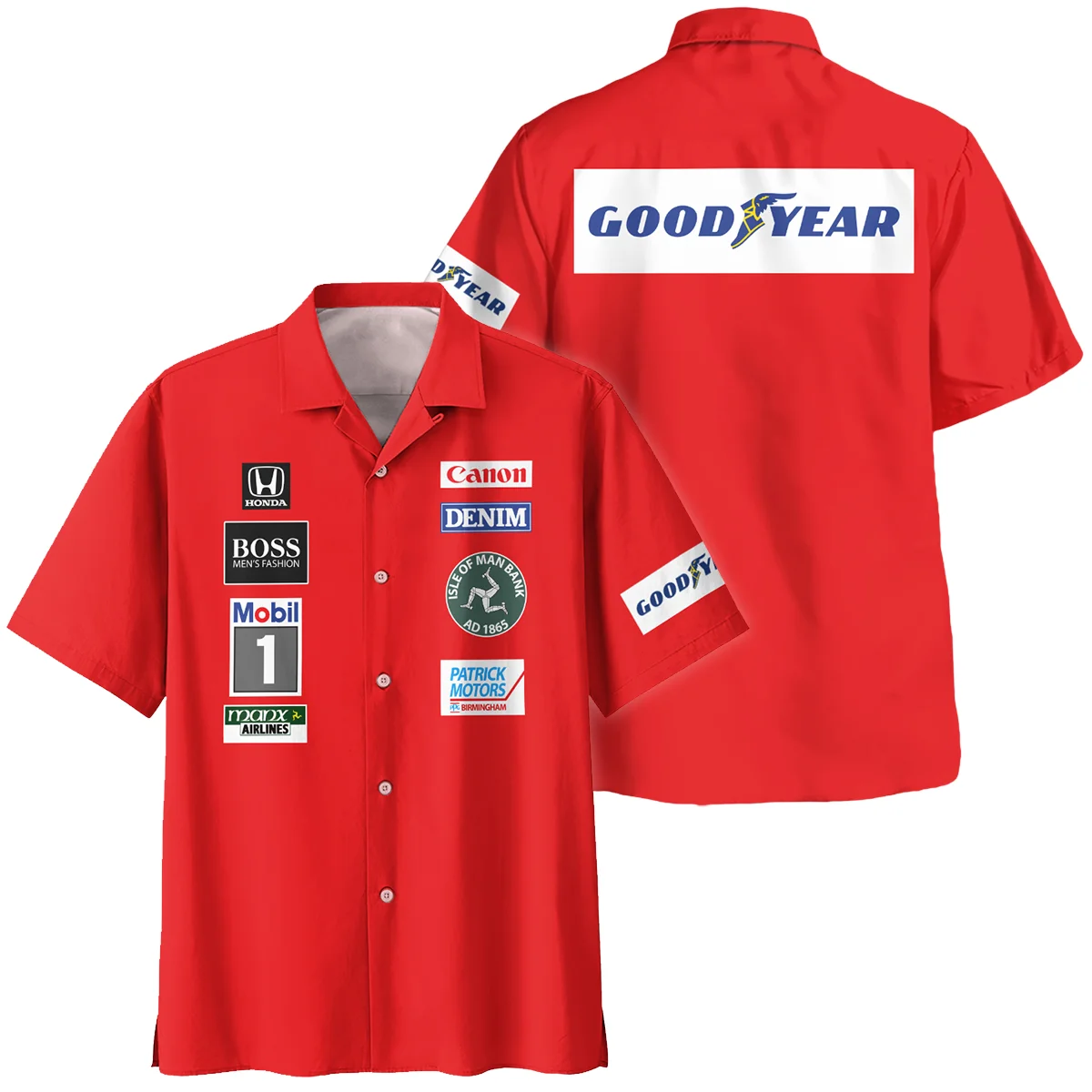 1985 Nigel Mansell Racing Suit Williams F1 Hawaiian Shirt BLNM29725A3HW - Formula Racing Apparel