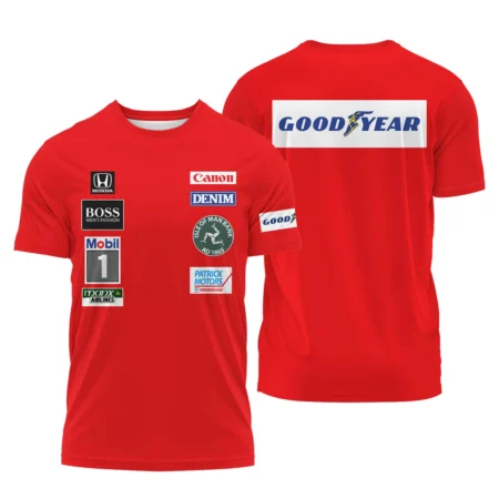 1985 Nigel Mansell Racing Suit Williams F1 T-Shirt BLNM29725A3TS - F1 Fan Gear