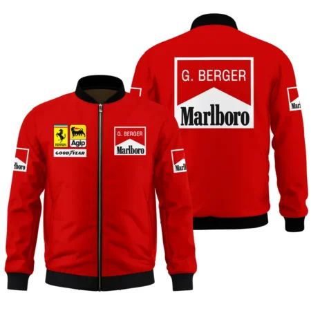 1988 Gerhard Berger Racing Suit Ferrari F1 Bomber BLGB261025A1BB - Pit Lane Clothing