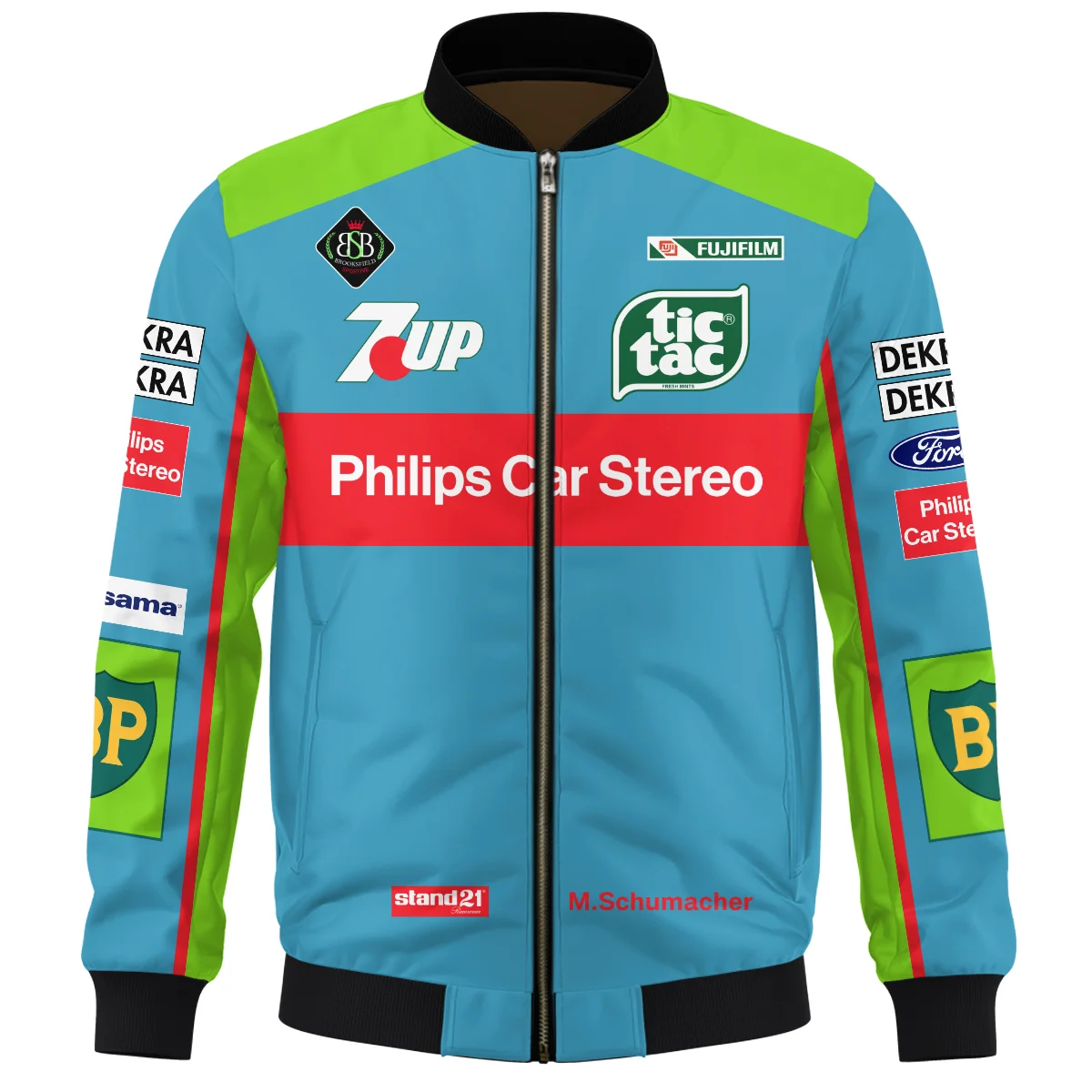 1991 Michael Schumacher Race Suit Bomber BLVAMC020925A9BB - Image 2