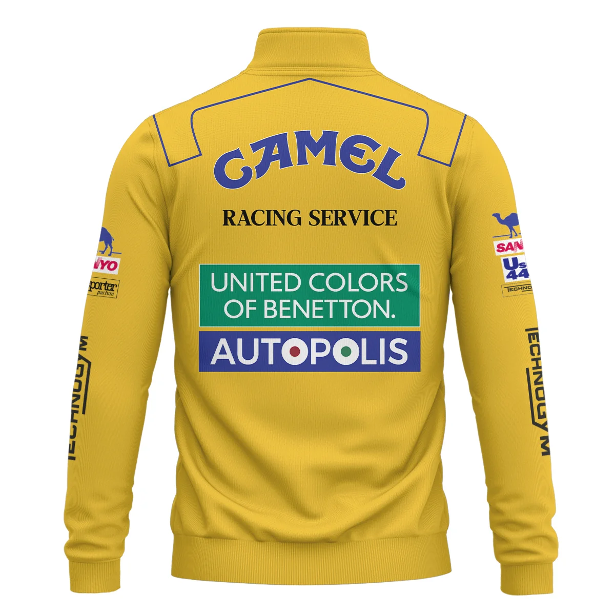 1992 Michael Schumacher Race Suit Benetton F1 Quarter-Zip Sweatshirt BLVAMC020925A3QZS - Image 3