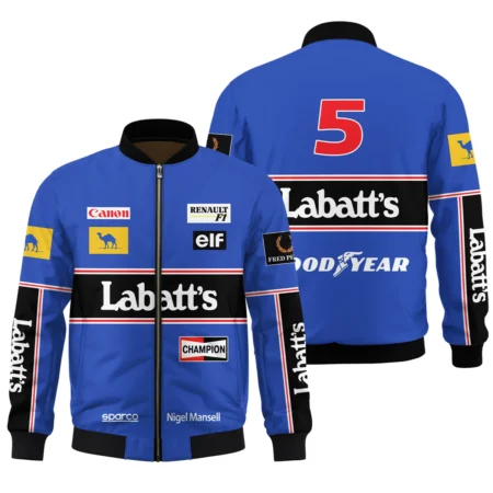 1992 Nigel Mansell Racing Suit Williams F1 Bomber BLNM29725A1BB - F1 Fan Gear
