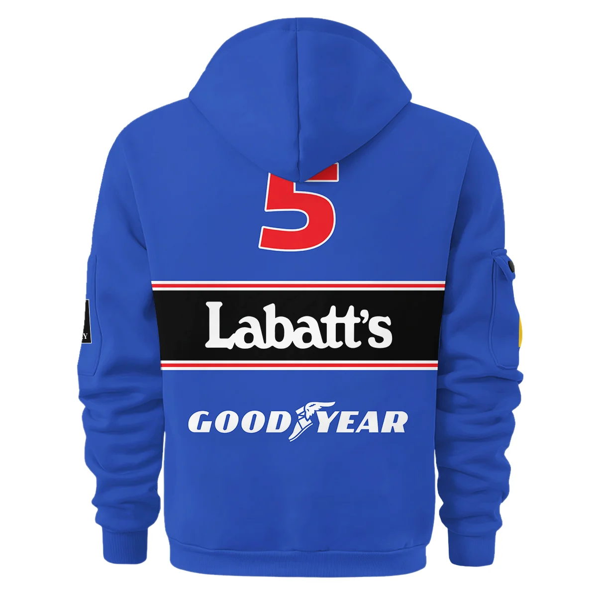 1992 Red 5 Nigel Mansell Fan Gear Hoodie Half Zip BLNM29725A1HDF - Image 3