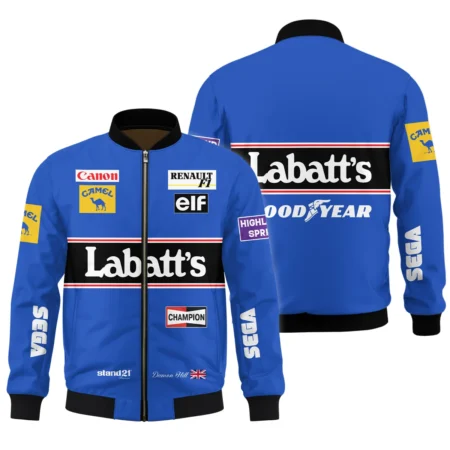 1993 Damon Hill Racing Suit Williams F1 Bomber BLVADH050925A1BB - Trackside Outfit