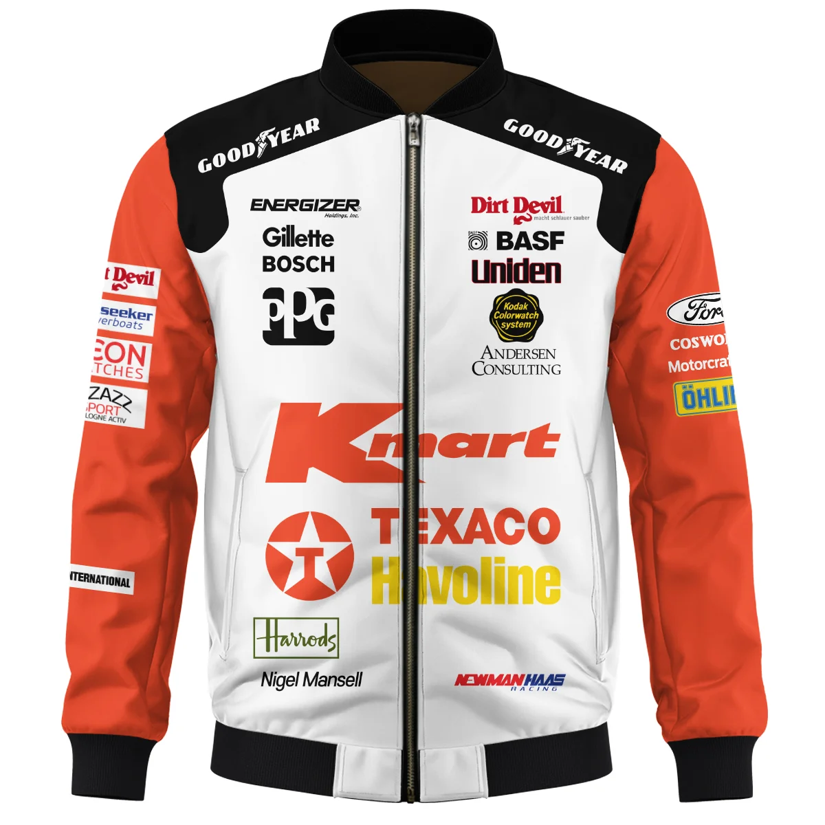 1993 Nigel Mansell Racing Suit Newman Haas IndyCar Bomber BLNM29725A6BB - Image 2