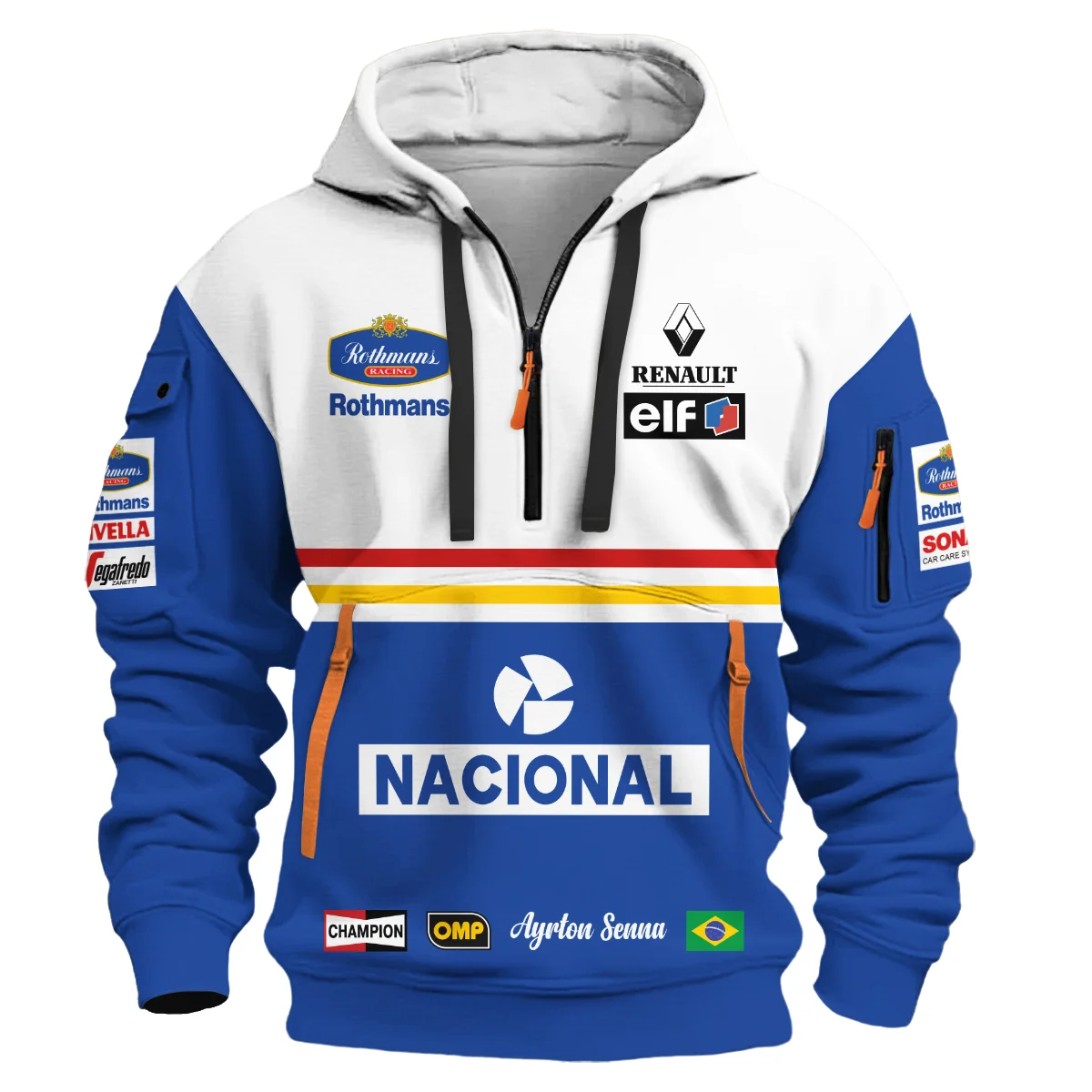 1994 Limited Edition Hoodie Half Zipper For Fans BL3725A6HDF-1 CleanFit - Image 2