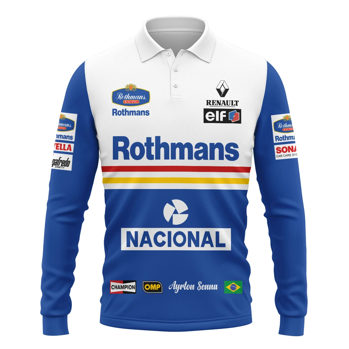 1994 Limited Edition Long Polo Shirt For Fans BL3725A6LPL-1 CleanFit - Image 2