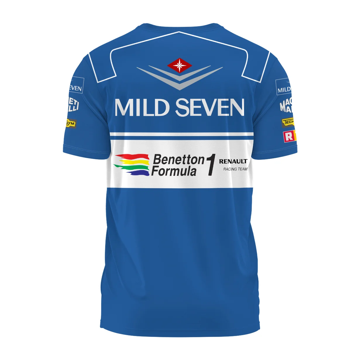 1994 WDC Michael Schumacher Race Suit Benetton F1 T-Shirt BLVAMC020925A4TS - Image 3
