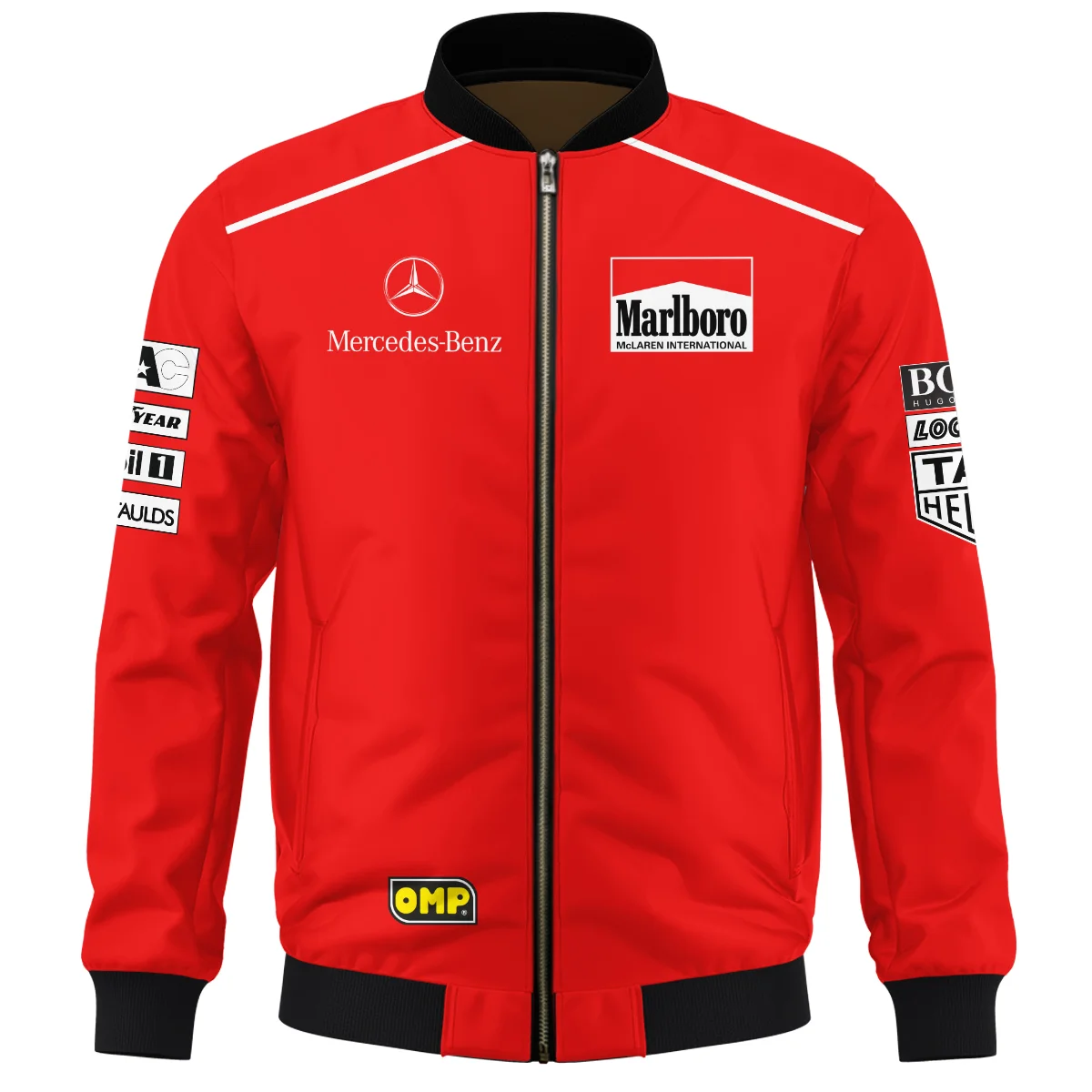 1995 Mika Hakkinen Racing Suit McLaren F1 Bomber BLVAMH271025A3BB - Image 2