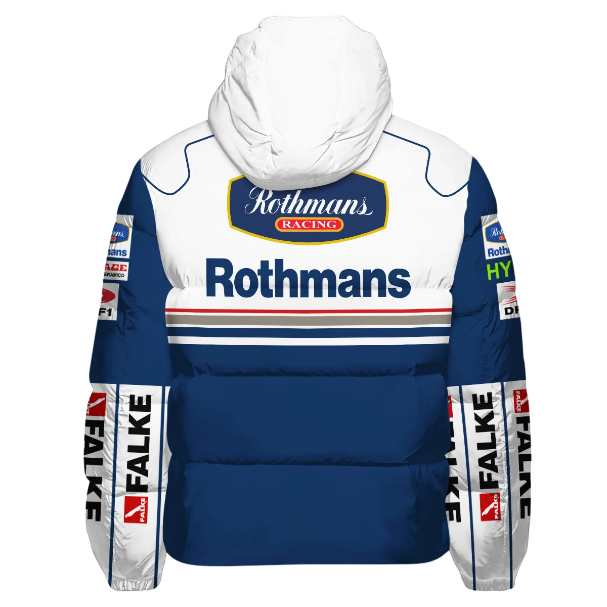 1997 Jacques Villeneuve Racing Suit Williams F1 Down & Puffer Jackets BLJV10825A2HCJ - Image 3