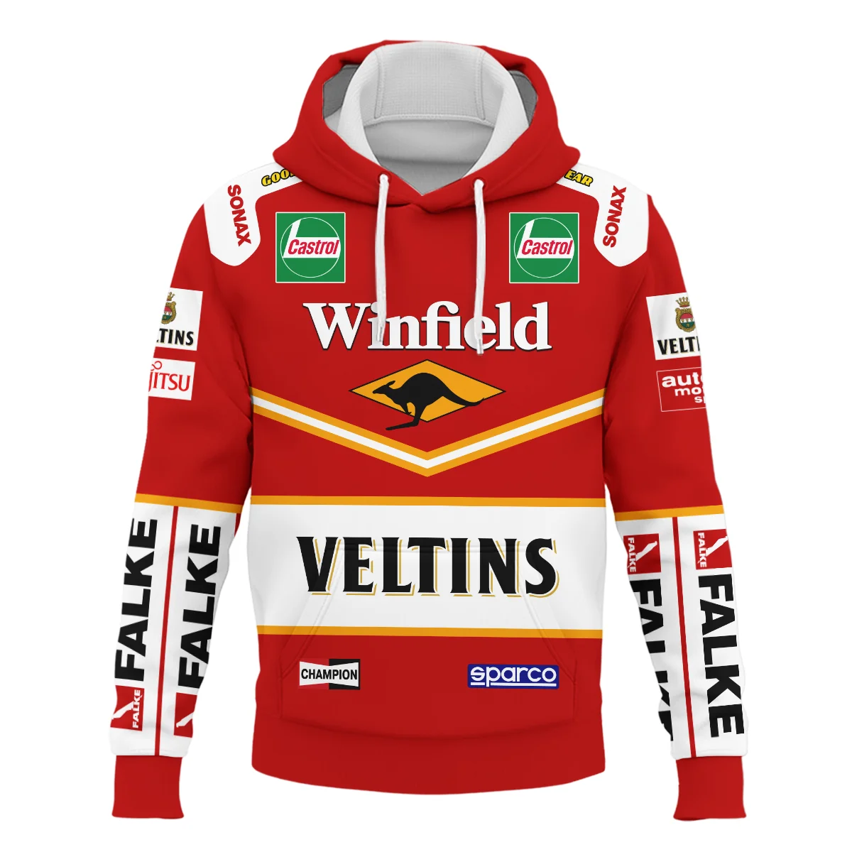 1998 Jacques Villeneuve Racing Suit Williams F1 Hoodie BLJV10825A3HD - Image 2