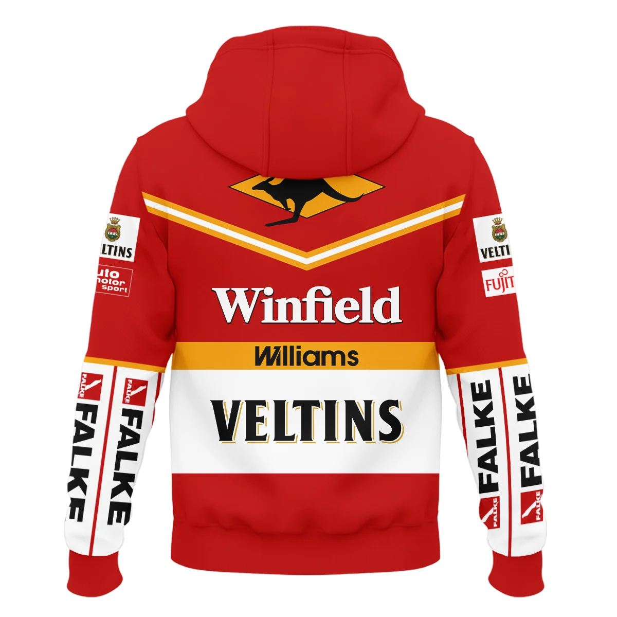 1998 Jacques Villeneuve Racing Suit Williams F1 Hoodie BLJV10825A3HD - Image 3