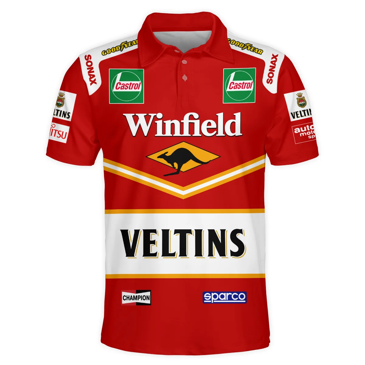 1998 Jacques Villeneuve Racing Suit Williams F1 Polo Shirt BLJV10825A3PL - Image 2