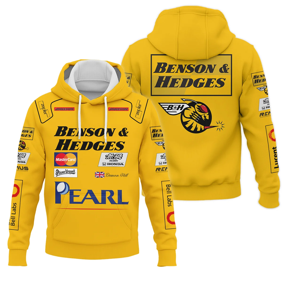 1999 Damon Hill Racing Suit Hoodie BLVADH050925A3HD