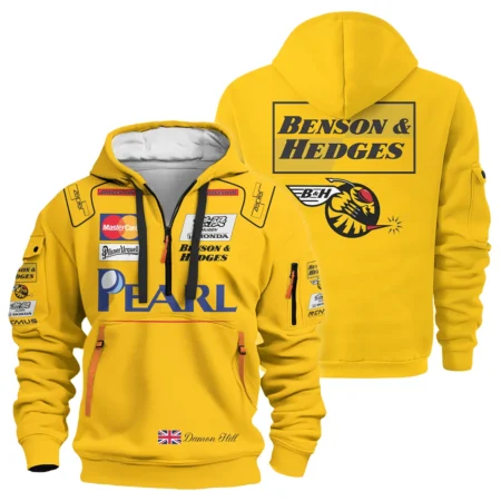 1999 Damon Hill Racing Suit Hoodie Half Zip BLVADH050925A3HDF - Formula Racing Apparel