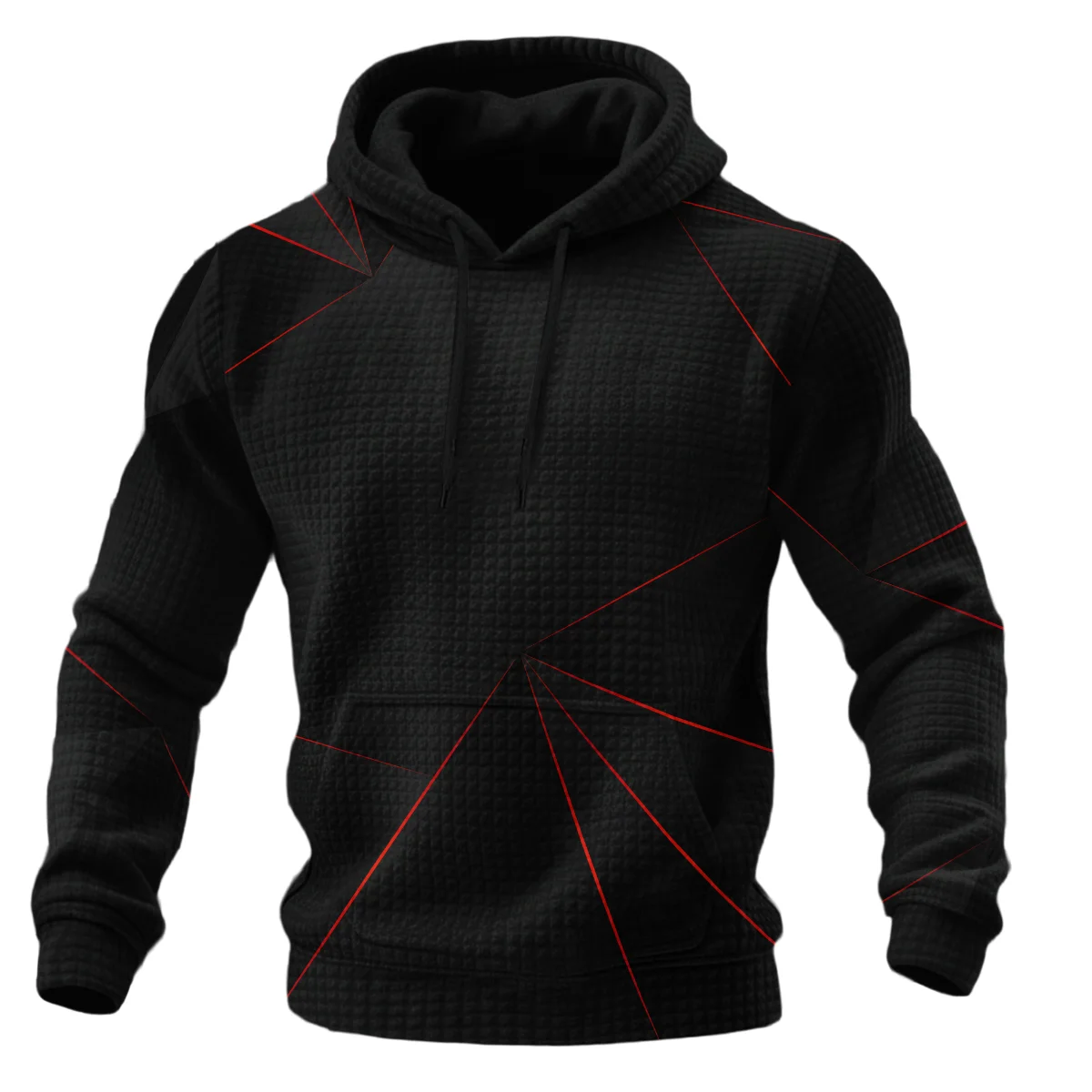 Ferrari F1 Teamwear Hoodie Quilted Waffle BL8326A1FRRHQW - Image 2