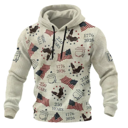 Masters Tournament 250 Years 1776-2026 Hoodie Quilted Waffle BLF4326A2HQW