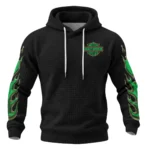 Harley-Davidson Motorcycle Green Phantom Hoodie Quilted Waffle All Over Prints Gift Fan Love QTVAHL250226A15-HQW