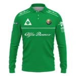Alfa Romeo Racing F1 Long Polo Shirt All Over Prints BL17325ALPL