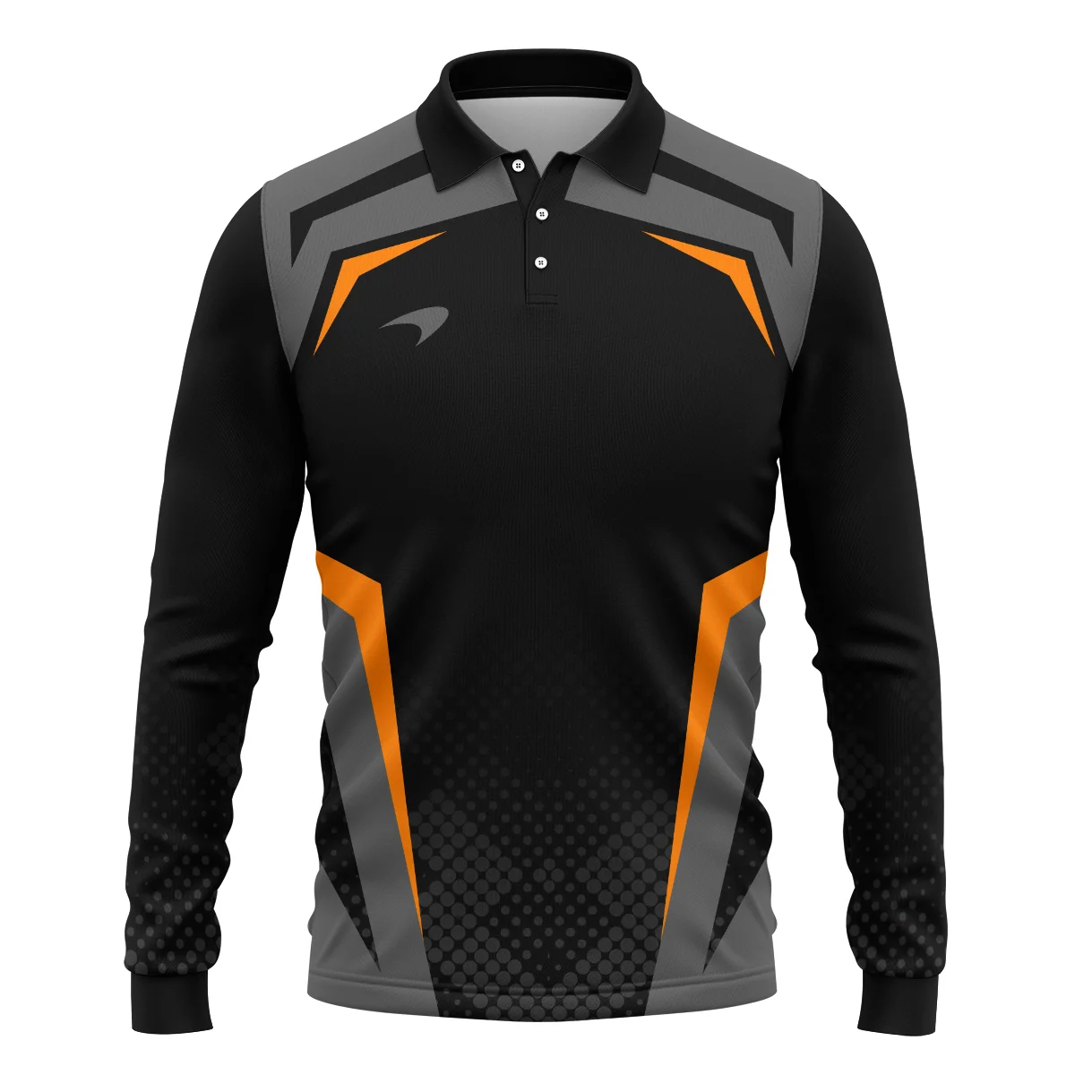 McLaren F1 Teamwear Long Polo Shirt BLVA5326A3MCLLPL - Image 2