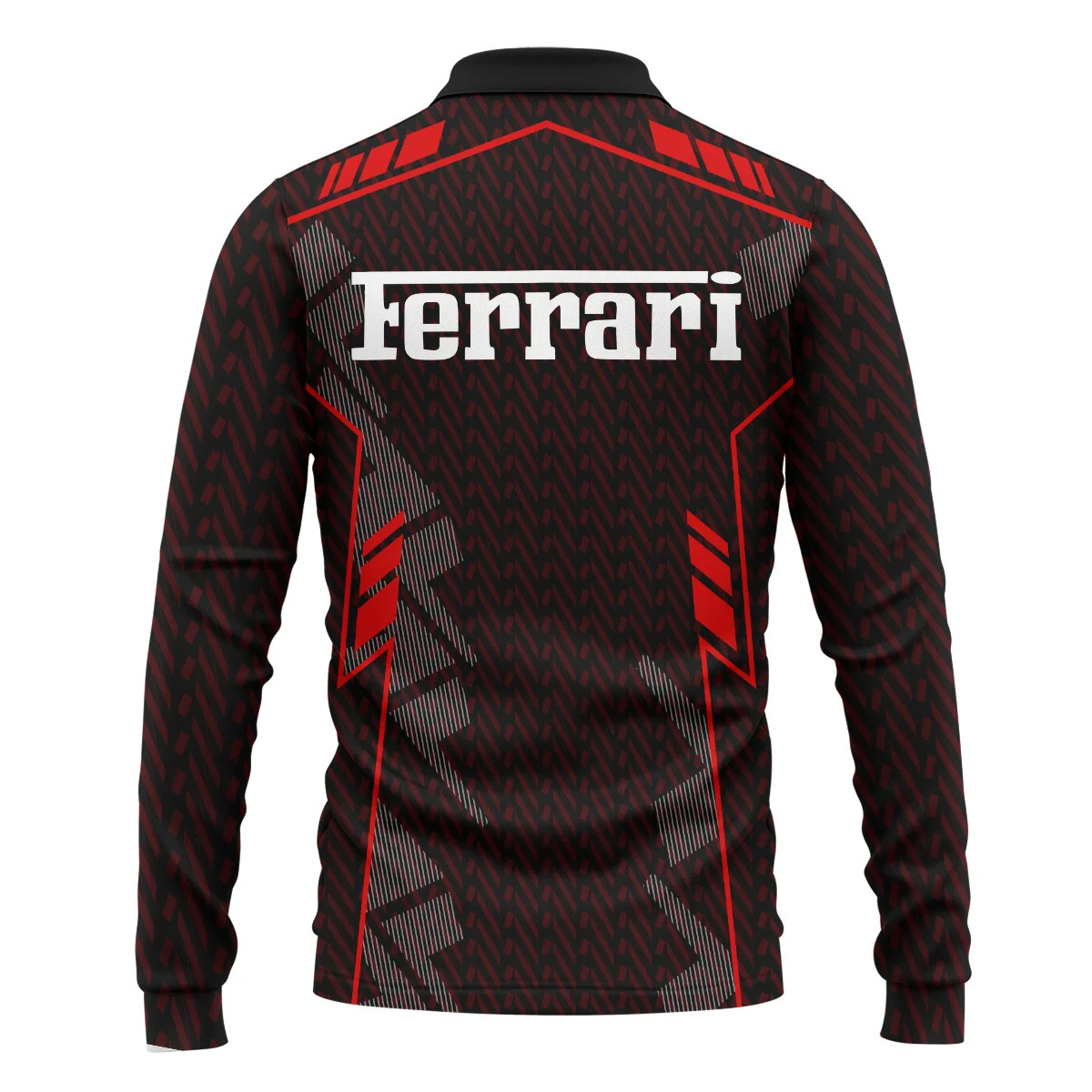 Ferrari F1 Teamwear Long Polo Shirt BLVA5326A1FRRLPL - Image 3