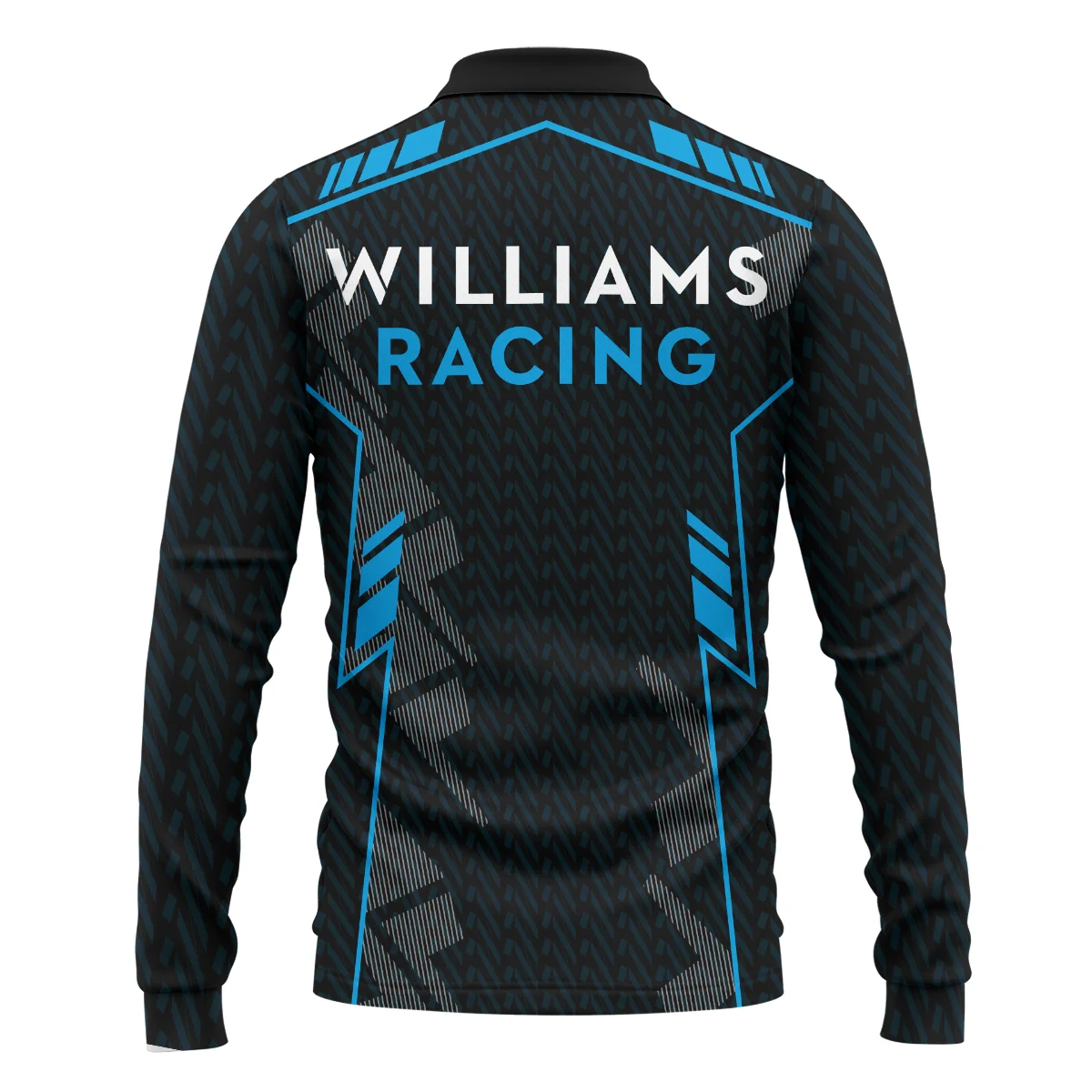 Williams F1 Teamwear Long Polo Shirt BLVA5326A1WILLPL - Image 3