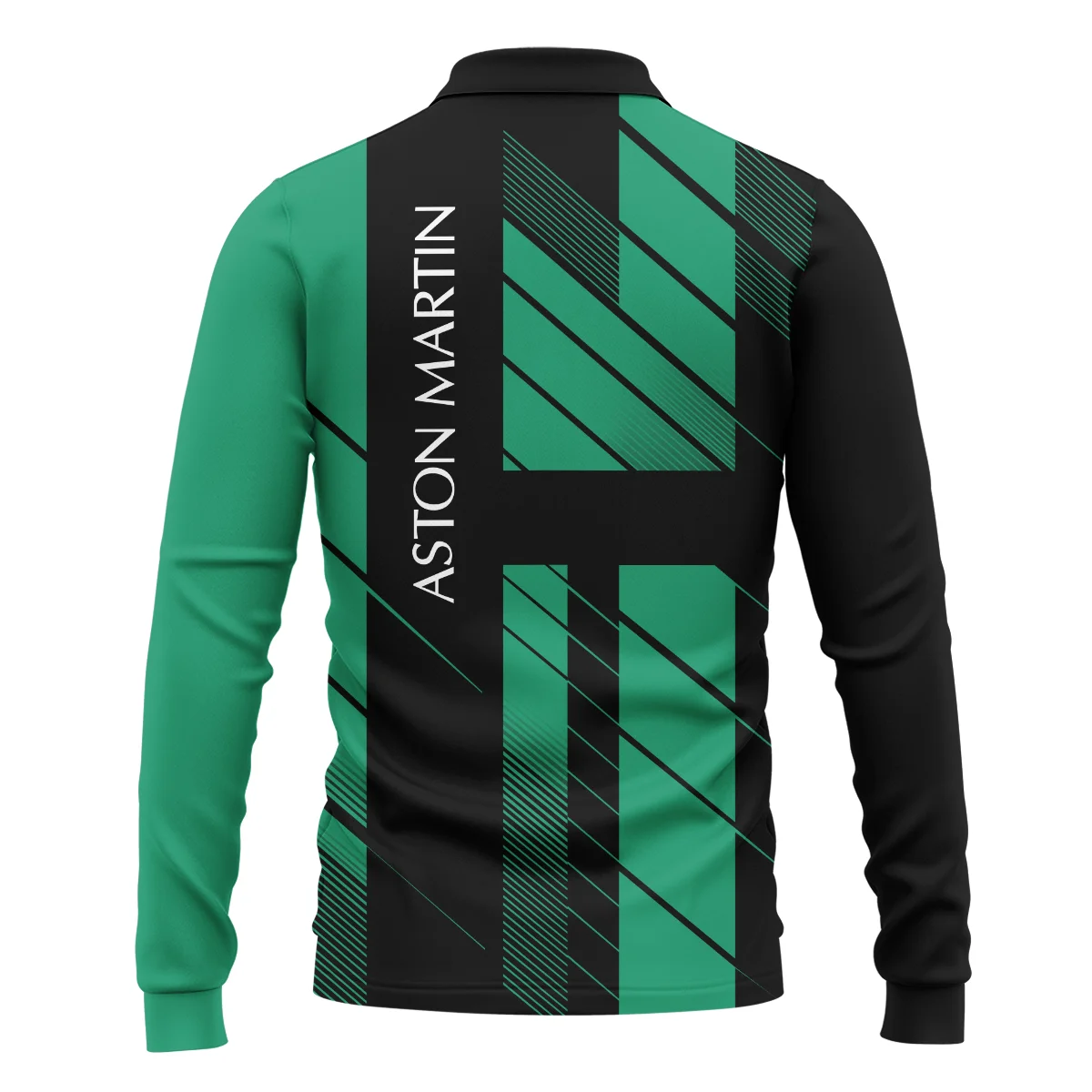 Aston Martin F1 Teamwear Long Polo Shirt BLVA5326A2AMLPL - Image 3