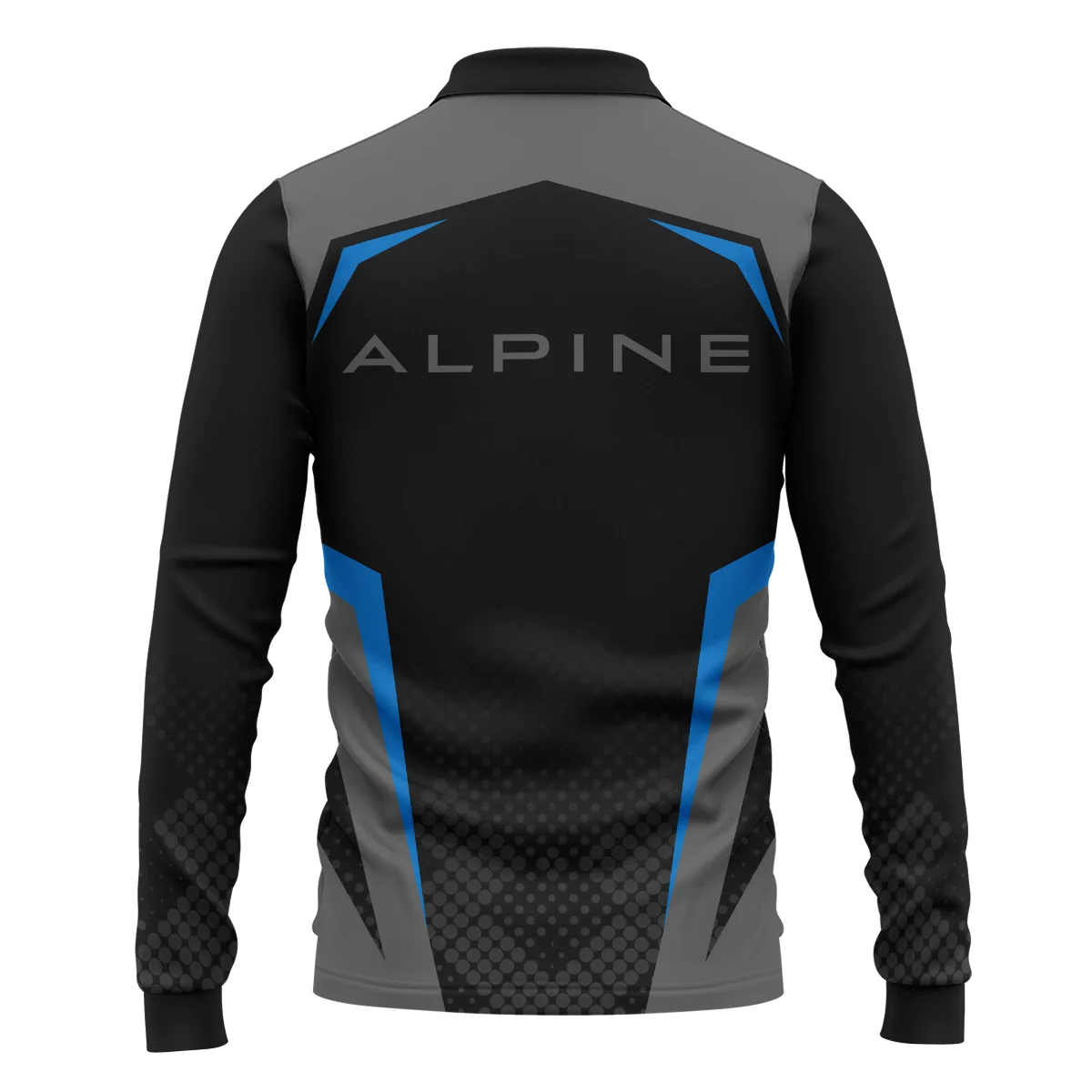 Alpine F1 Teamwear Long Polo Shirt BLVA5326A3ALPLPL - Image 3