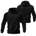 Alpine F1 Teamwear Hoodie Quilted Waffle BL8326A1ALPHQW