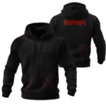 Ferrari F1 Teamwear Hoodie Quilted Waffle BL8326A1FRRHQW