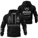 2026 Y-3 x Mercedes F1 Teamwear - Hoodie Quilted Waffle BLMER18326A3HQW