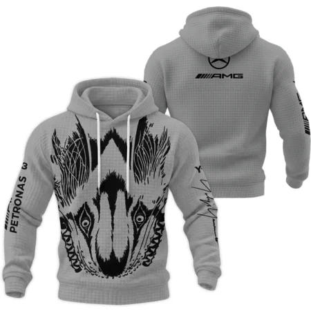 2026 Y-3 x Mercedes F1 - Hoodie Quilted Waffle BLMER18326A4HQW