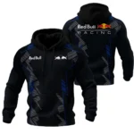 Red Bull Racing F1 Teamwear Hoodie Quilted Waffle BLVA5326A1RBRHQW - Pit Lane Clothing
