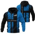 Alpine F1 Teamwear Hoodie Quilted Waffle BLVA5326A2ALPHQW