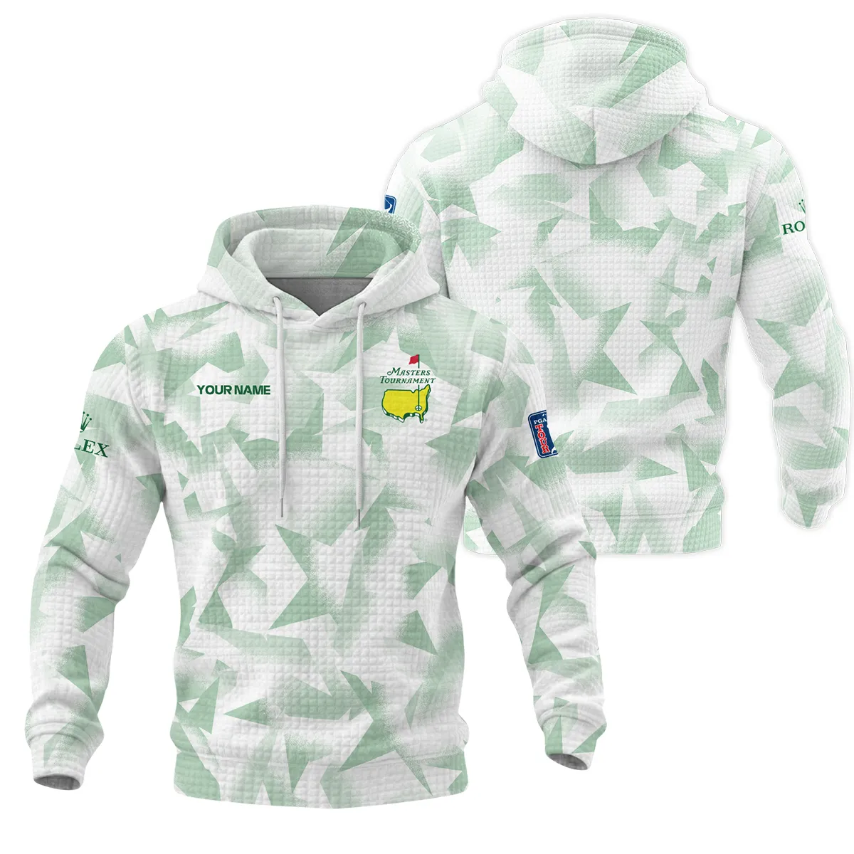 Rolex Masters Tournament Hoodie Quilted Waffle All Over Prints QTMT030225A3ROX-HQW - Image 3