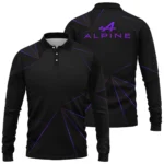 Alpine F1 Teamwear Long Polo Shirt BL8326A1ALPLPL