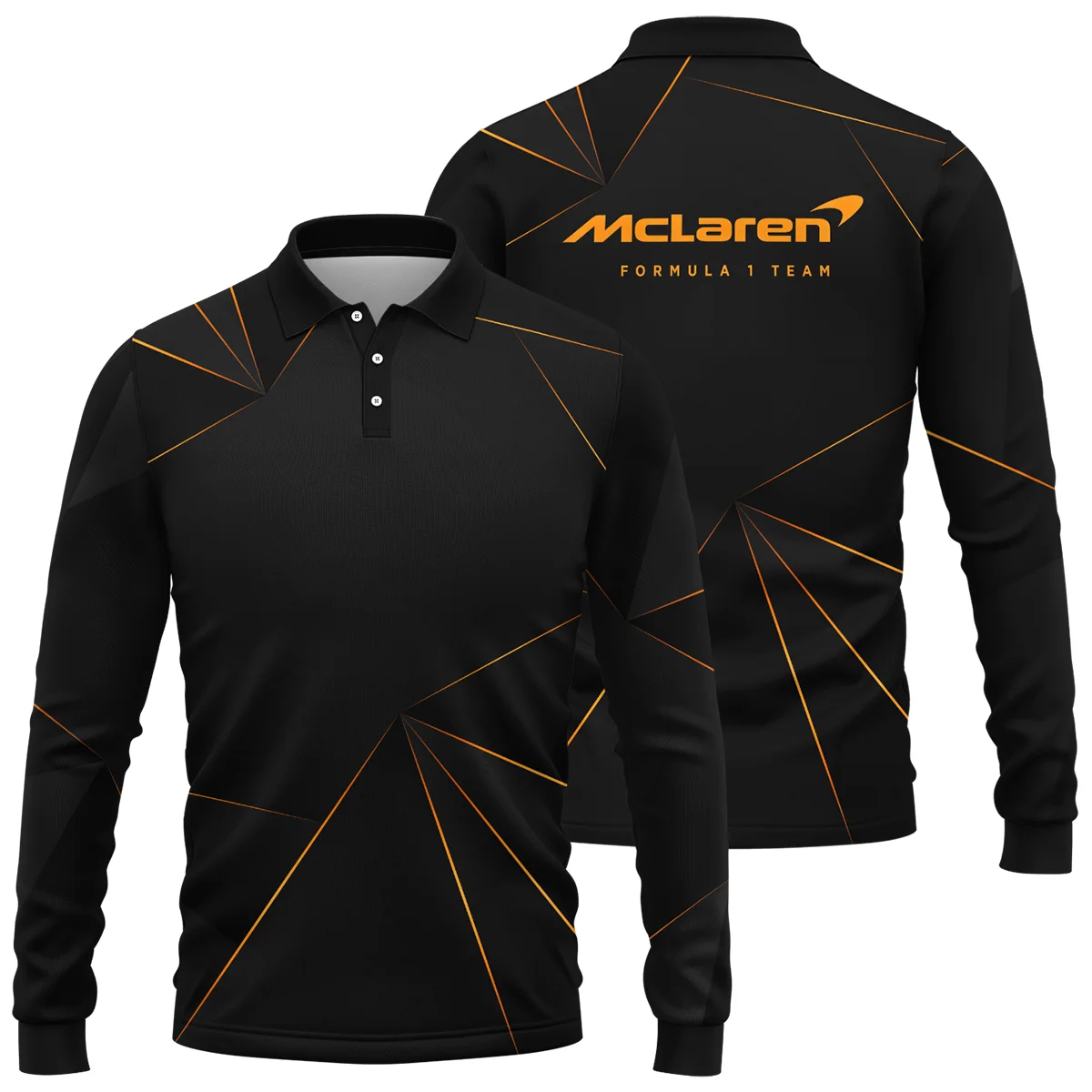 McLaren F1 Teamwear Long Polo Shirt BL8326A1MCLLPL