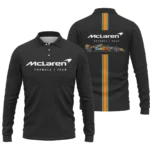 McLaren F1 Logo Long Polo Shirt BLF1270325A1MCLLPL