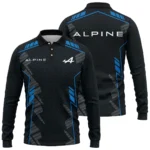 Alpine F1 Teamwear Long Polo Shirt BLVA5326A1ALPLPL