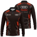 Audi F1 Teamwear Long Polo Shirt BLVA5326A1AUDILPL - Pit Lane Clothing