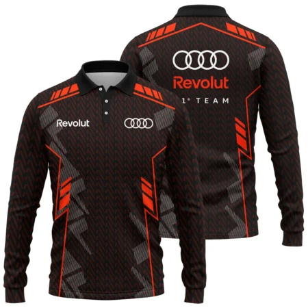 Audi F1 Teamwear Long Polo Shirt BLVA5326A1AUDILPL - Pit Lane Clothing