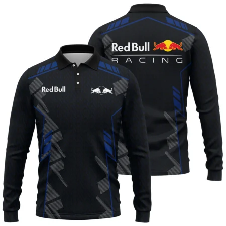 Red Bull Racing F1 Teamwear Long Polo Shirt BLVA5326A1RBRLPL - Racing Lifestyle Clothing