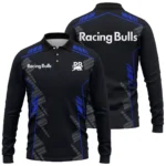 Racing Bulls F1 Teamwear Long Polo Shirt BLVA5326A1RCBLPL