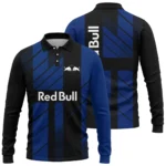 Red Bull Racing F1 Teamwear Long Polo Shirt BLVA5326A2RBRLPL