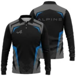 Alpine F1 Teamwear Long Polo Shirt BLVA5326A3ALPLPL