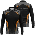 McLaren F1 Teamwear Long Polo Shirt BLVA5326A3MCLLPL