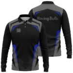 Racing Bulls F1 Teamwear Long Polo Shirt BLVA5326A3RCBLPL