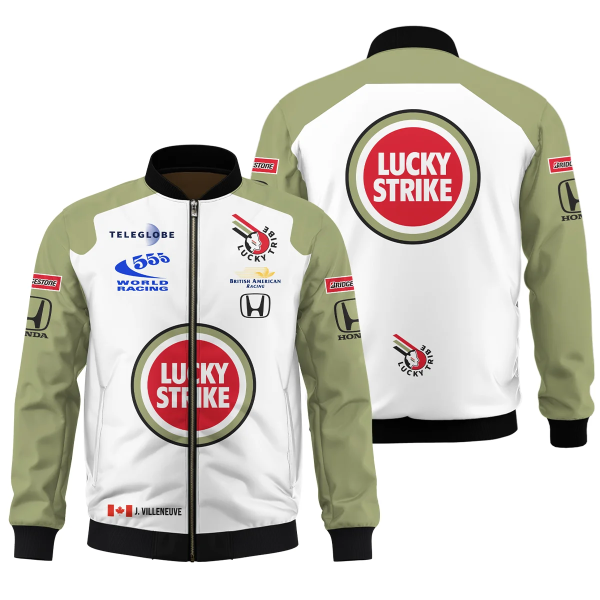 2001 Jacques Villeneuve Racing Suit F1 Bomber BLJV10825A5BB - Trackside Outfit