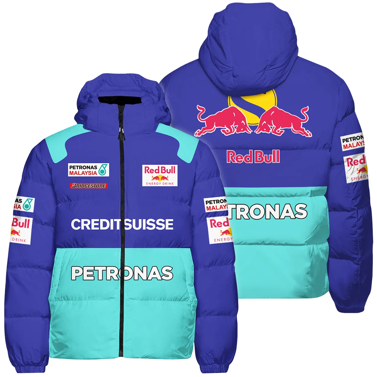 2001 Kimi Raikkonen Racing Suit Sauber F1 Down & Puffer Jackets BLVAKR191125A1HCJ - Race Day Design