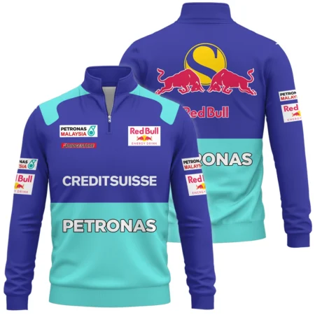 2001 Kimi Raikkonen Racing Suit Sauber F1 Quarter-Zip Sweatshirt BLVAKR191125A1QZS - Formula Racing Apparel